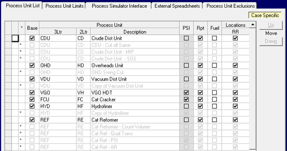 20 ProcessUnitListMultipleVersions